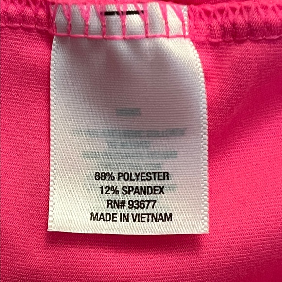 Xersion Performance Wear Pink Quarter Zip with Thumb Holes. Size: L - Picture 6 of 6